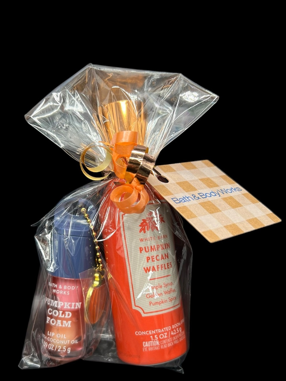 Fall Pumpkin Pecan Waffles Room Spray & Lip Oil Gift Set 🍂